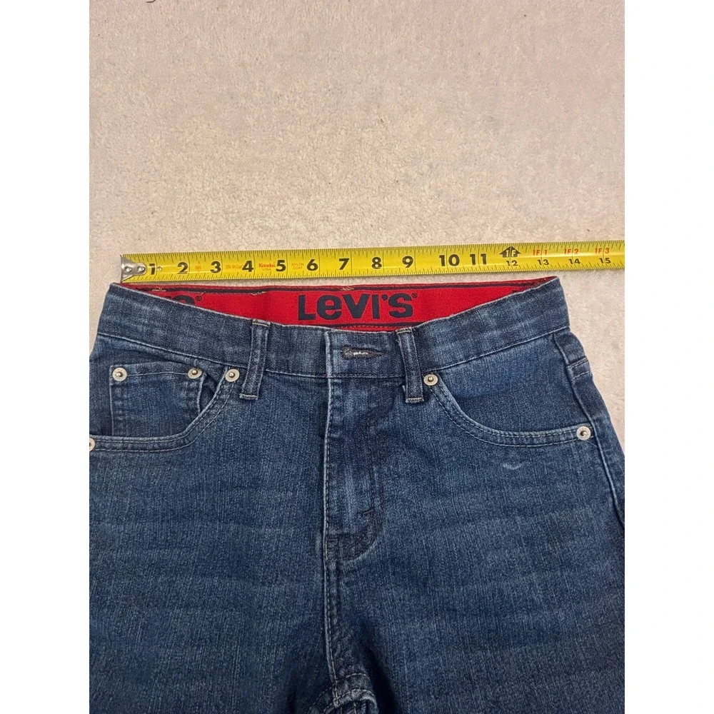 Levis Boys 511 Slim Fit Jeans Dark‎ Wash Denim Size 14 J946-M82 Blue Pants